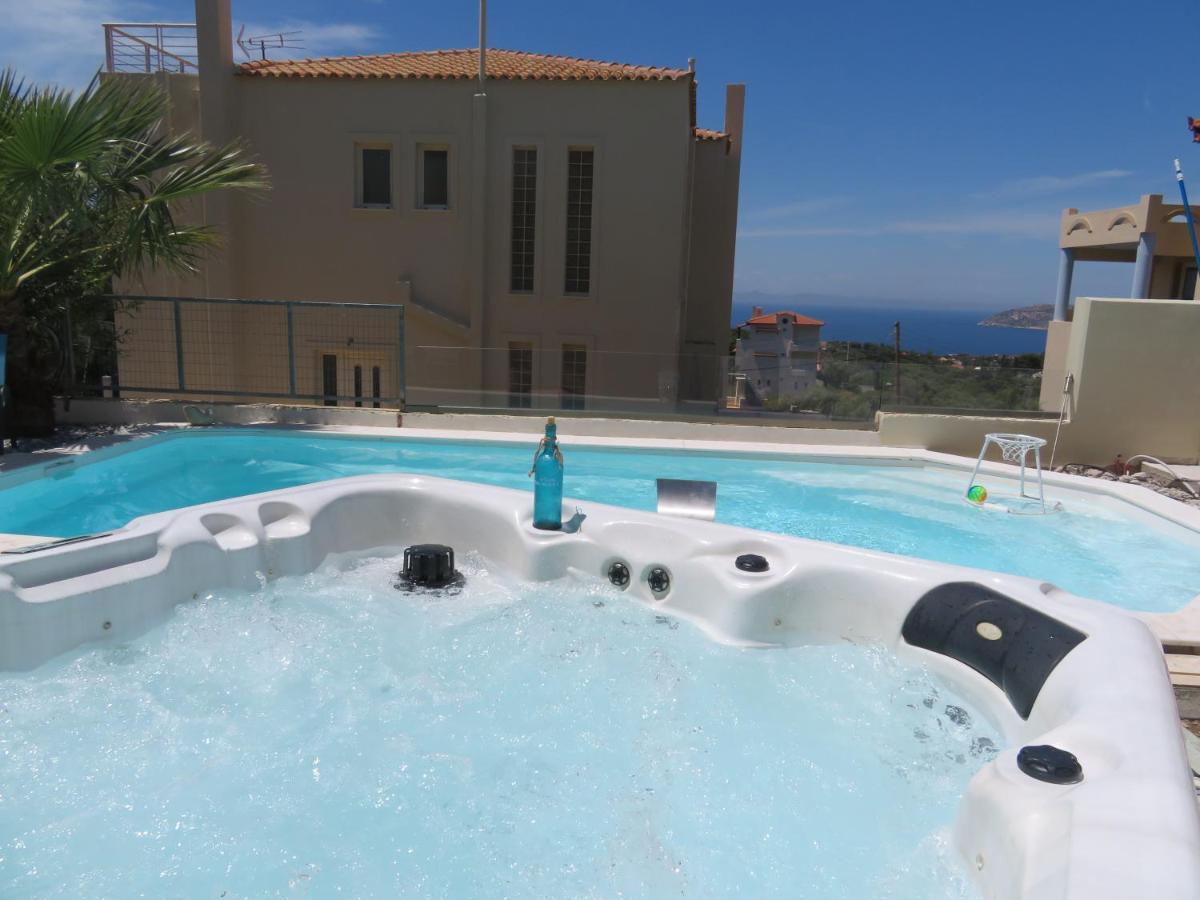 Thimari Sports & Spa With Private Pool And Jacuzzi Szúnio Kültér fotó